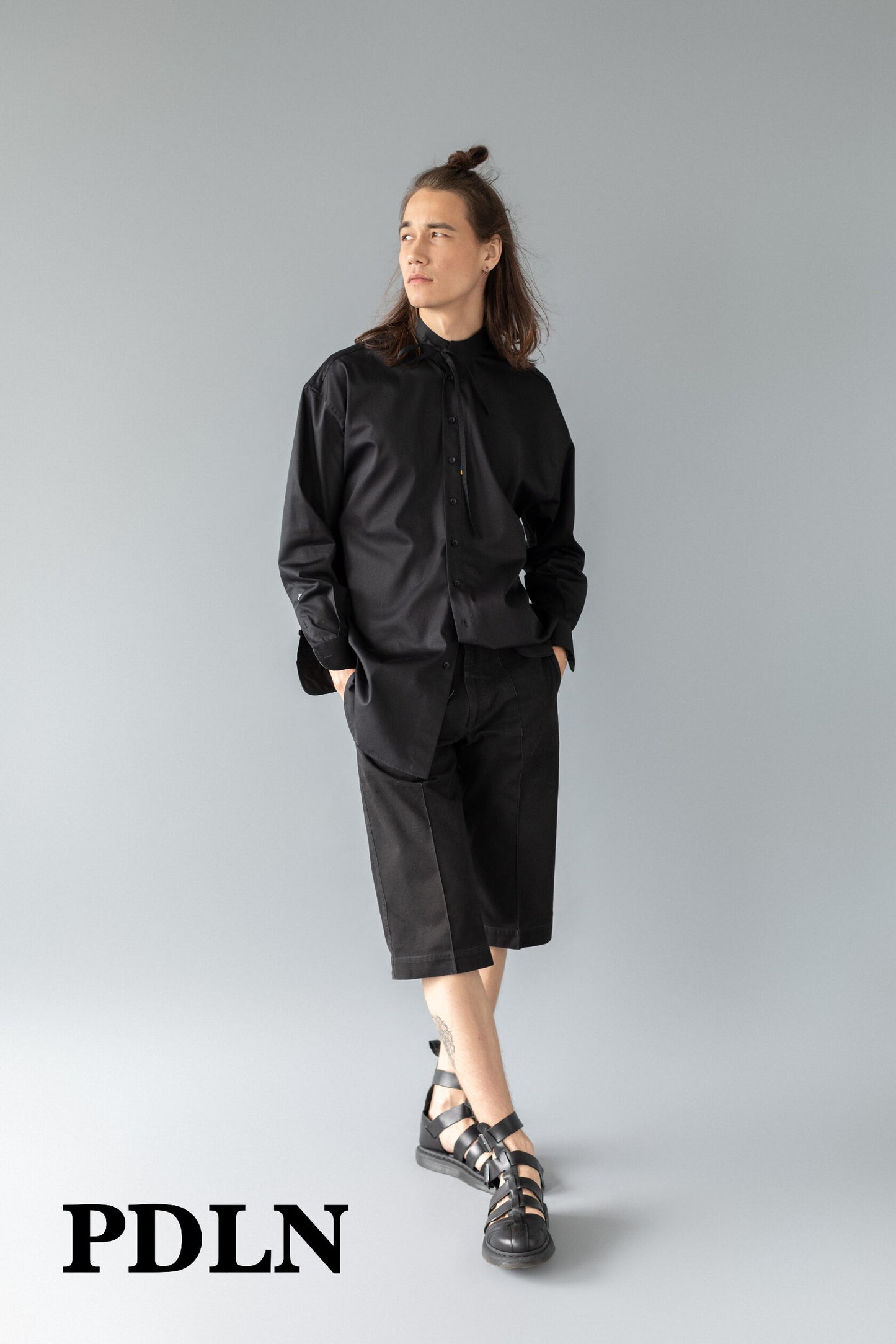 Unisex oversized cotton shirt