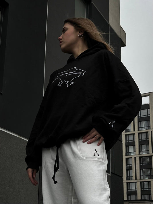 Hoodie with embroidery