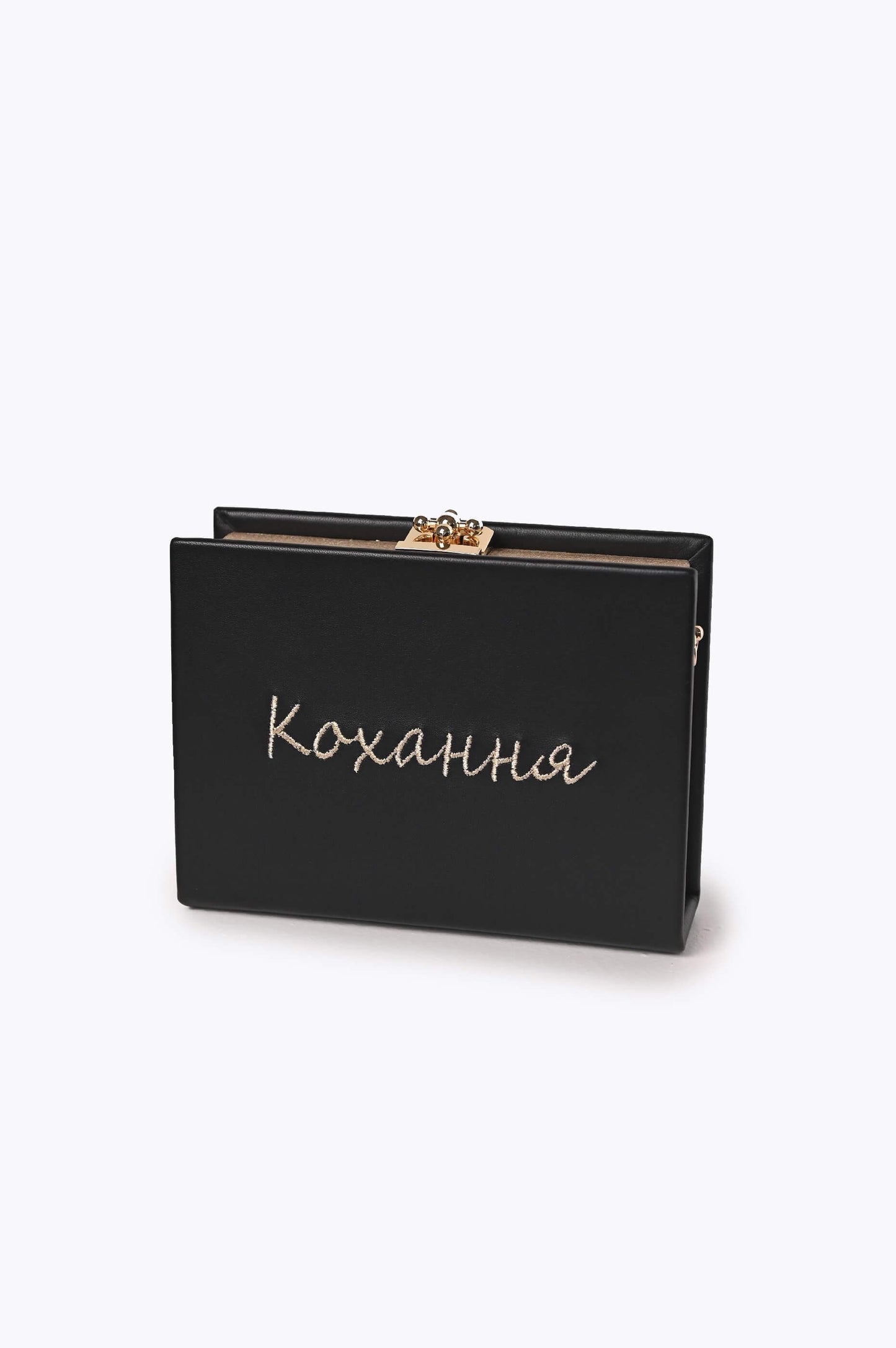Embroidered clutch Heart