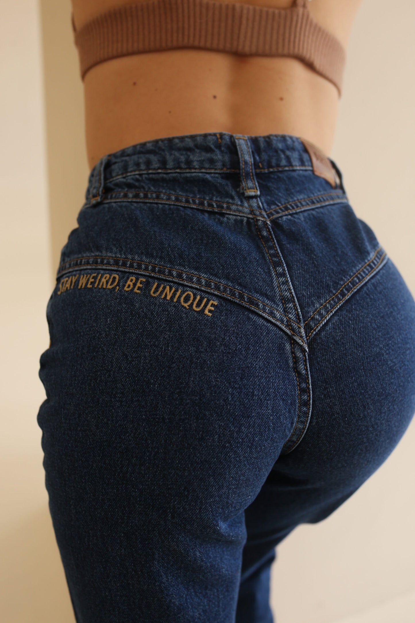 Jeans Stay weird. Be unique