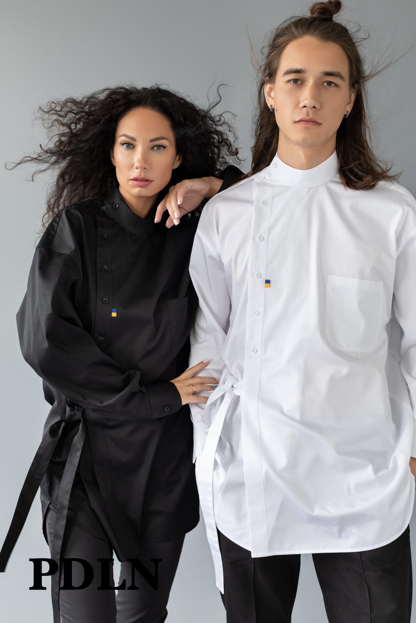 Unisex oversized cotton shirt