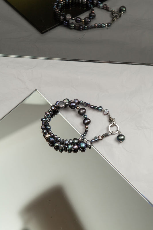 Necklace-bracelet MARTIN BLUE