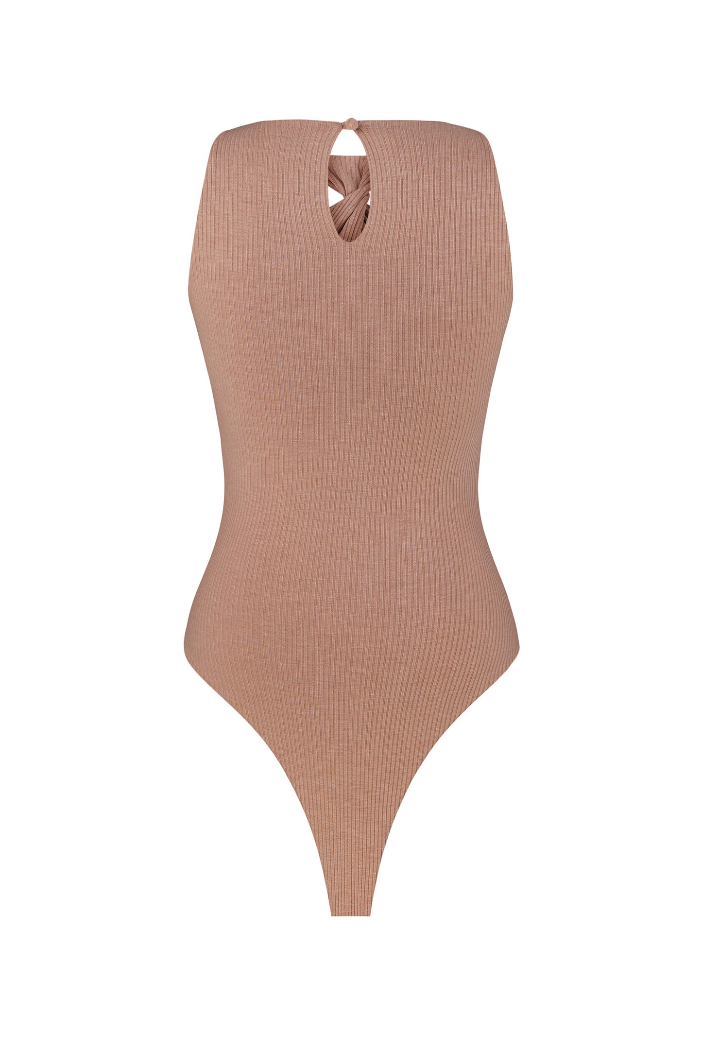 Bodysuit with a twist on the chest