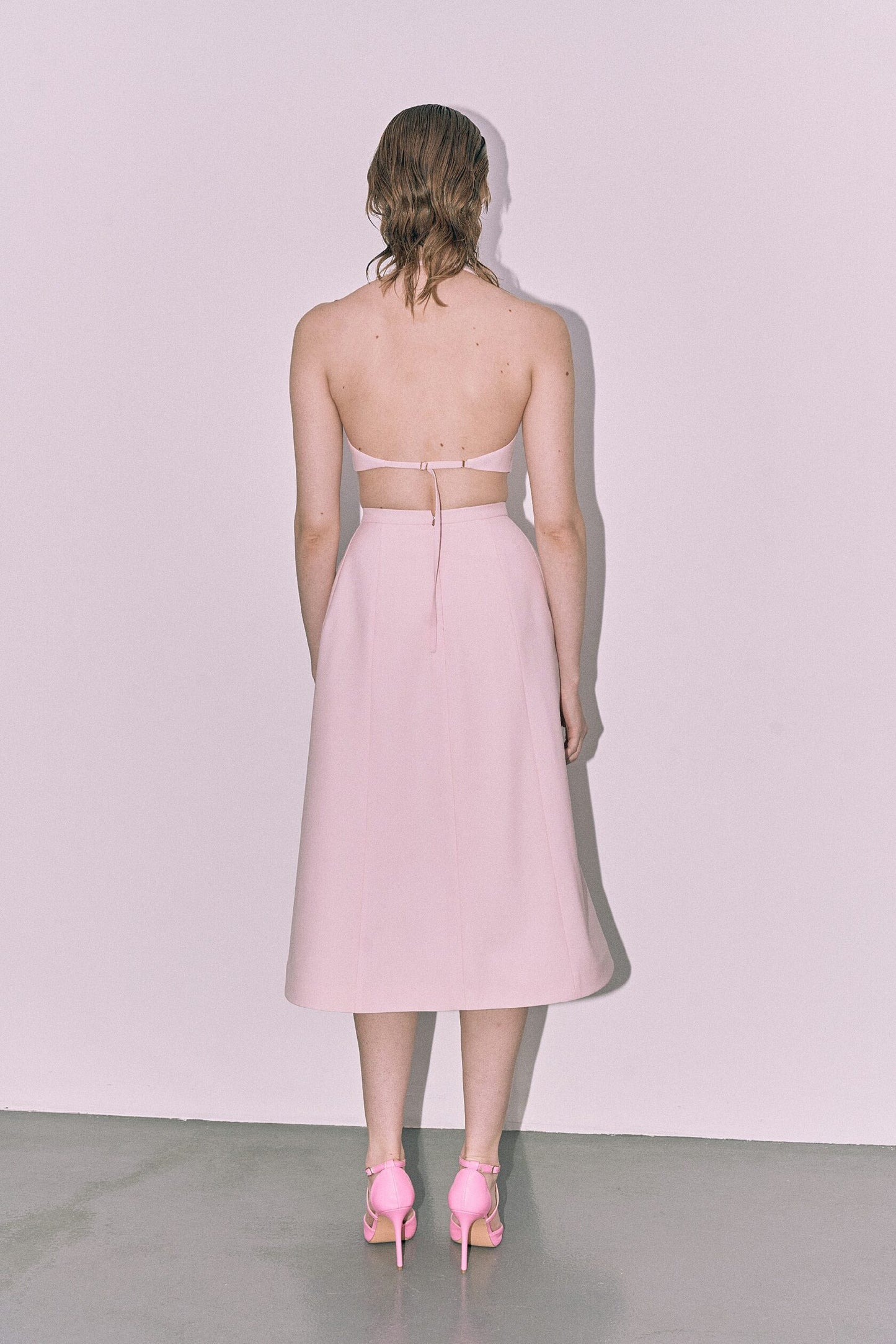 Pink mini vest