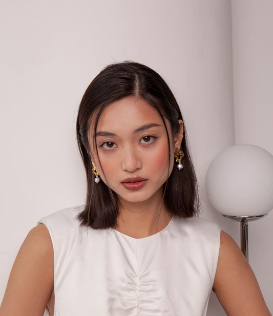 Earrings Rosa Pearl