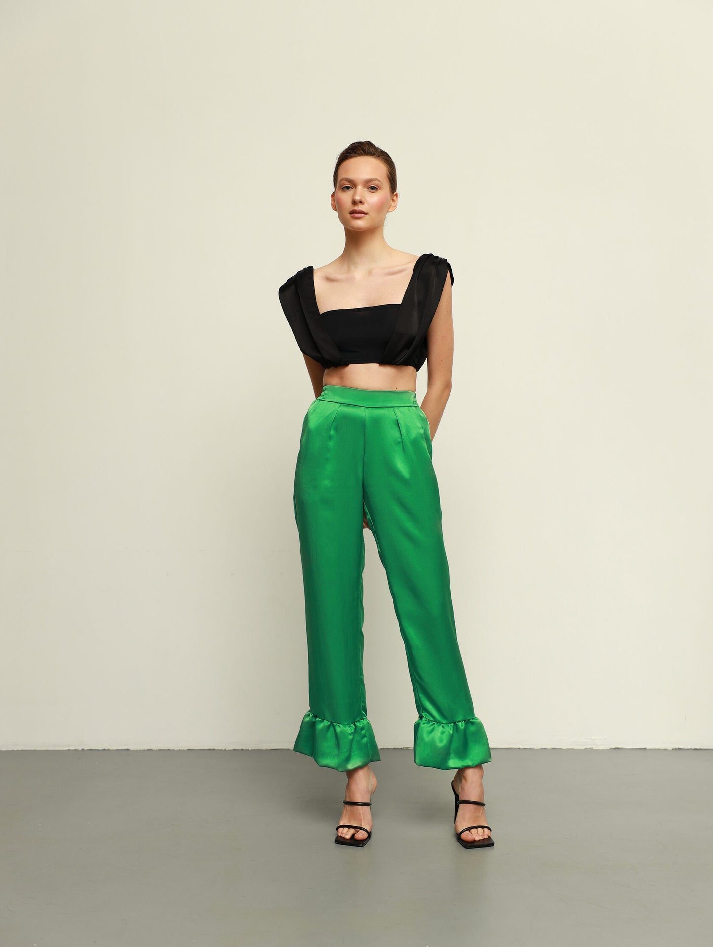 Santorini Black Pants
