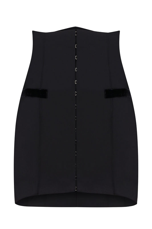 Corset mini skirt